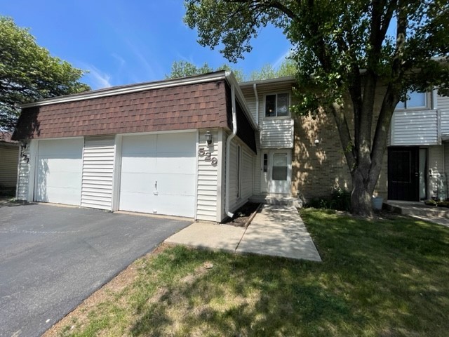 a backyard of a house