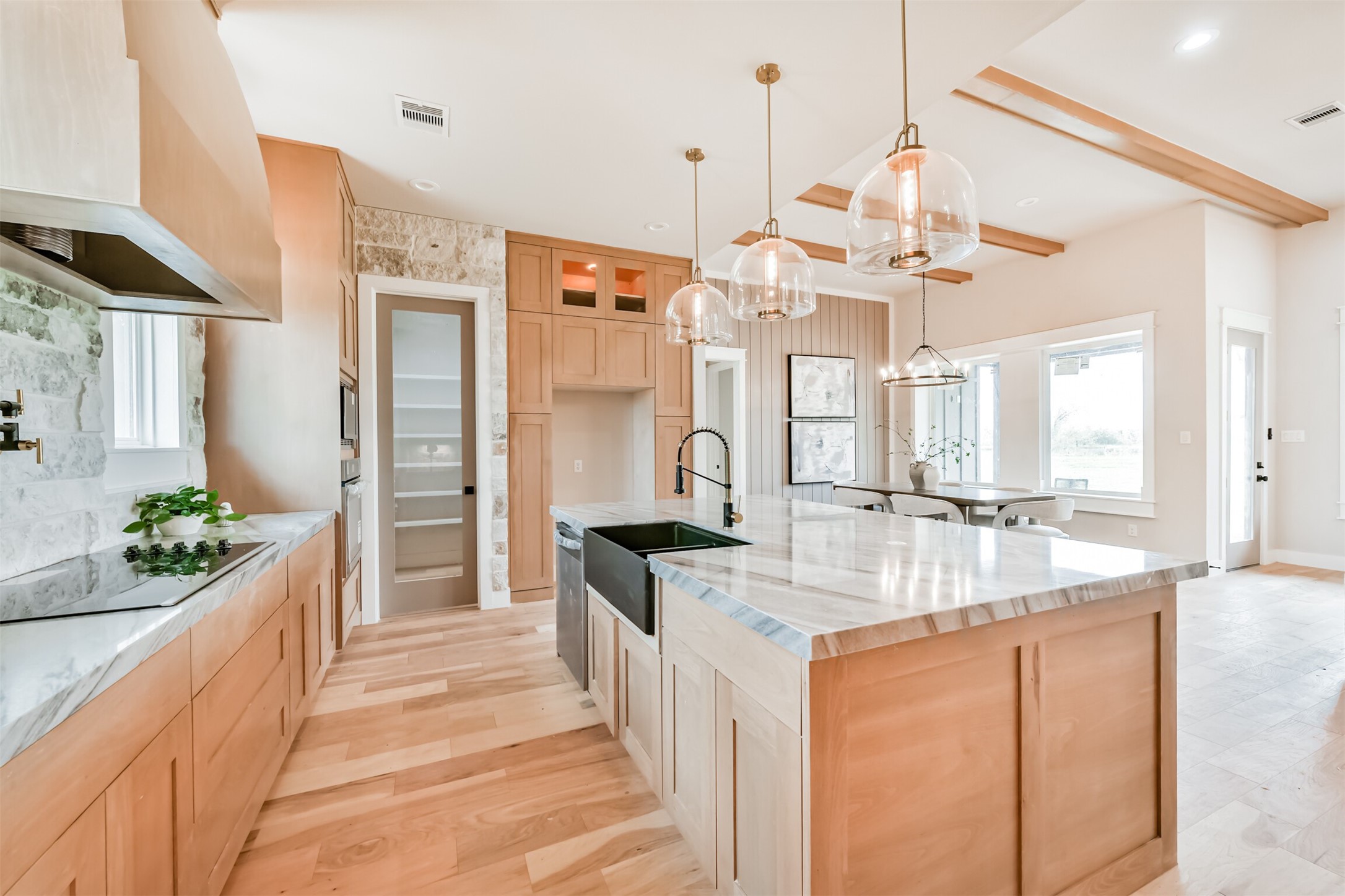 250 Pony Trail Angleton, TX 77515 - Photo 24 of 32 Spacious kitchen seamlessly connected to the living area.