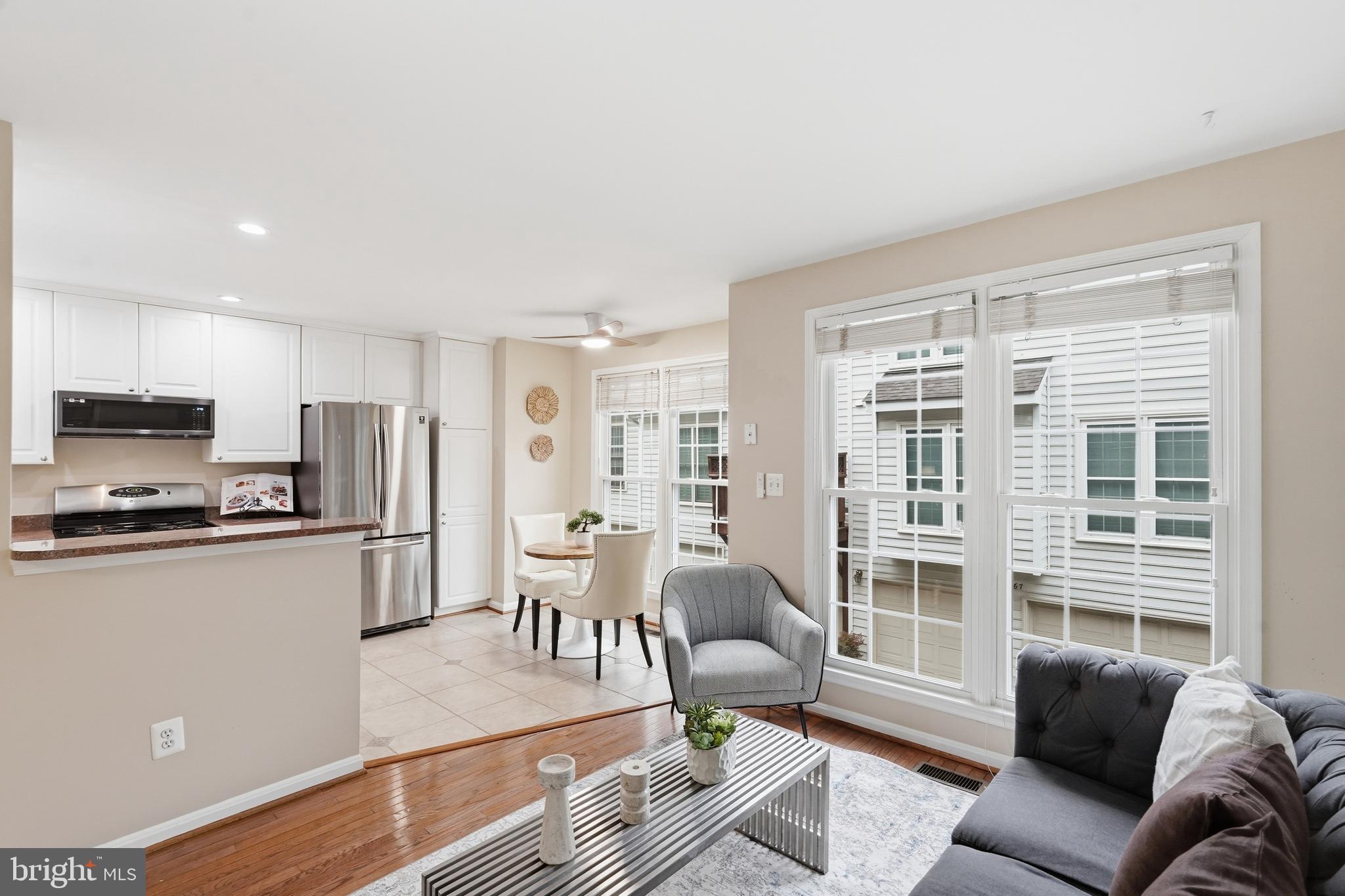 4662 West Braddock Road Alexandria, VA 22311 - Photo 15 of 42 Family room to kitchen views