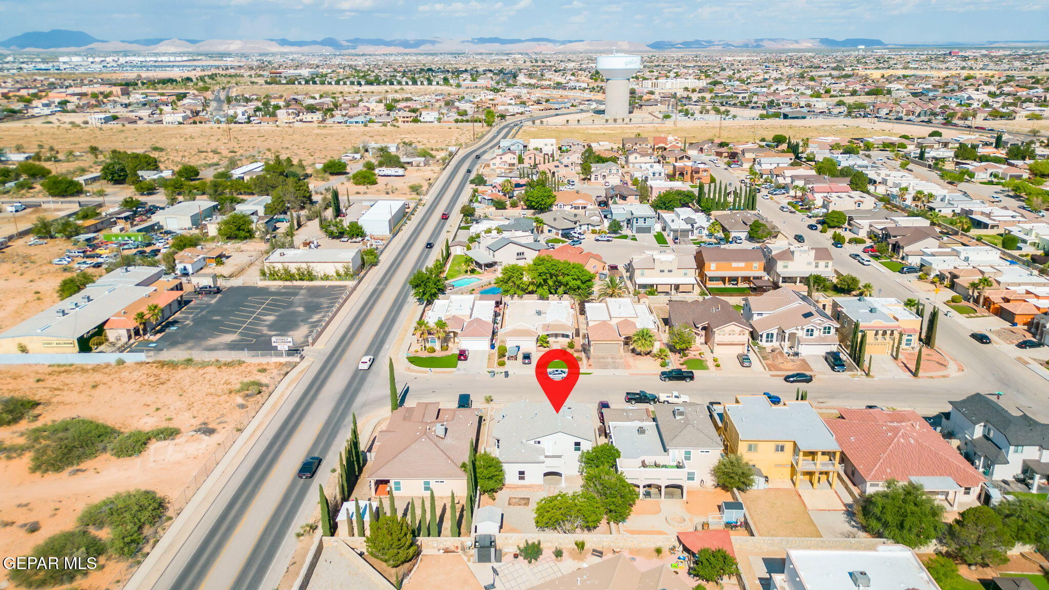 3657 Sammy Reece PIace El Paso, TX 79938 - Photo 50 of 56 an aerial view of residential houses with outdoor space
