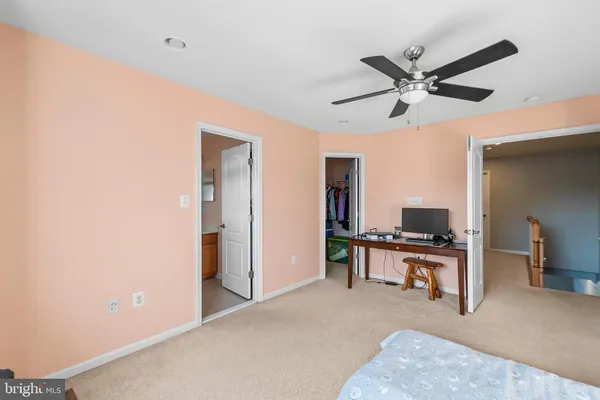 a view of a livingroom with a flat screen tv