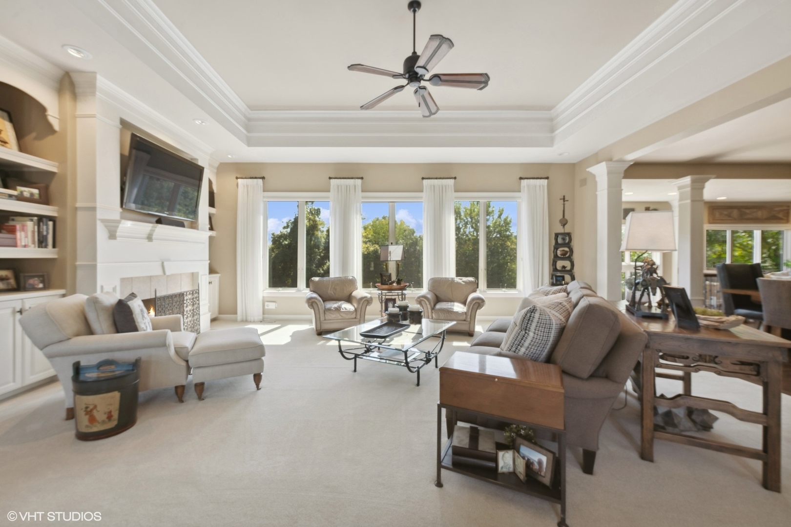 22258 North Foxtail Drive Kildeer, IL 60047 - Photo 12 of 50 a living room with furniture and a large window