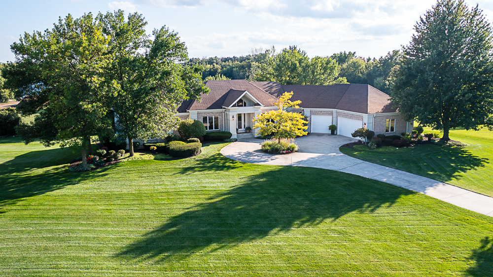 22258 North Foxtail Drive Kildeer, IL 60047 - Photo 2 of 50 a front view of a house with garden