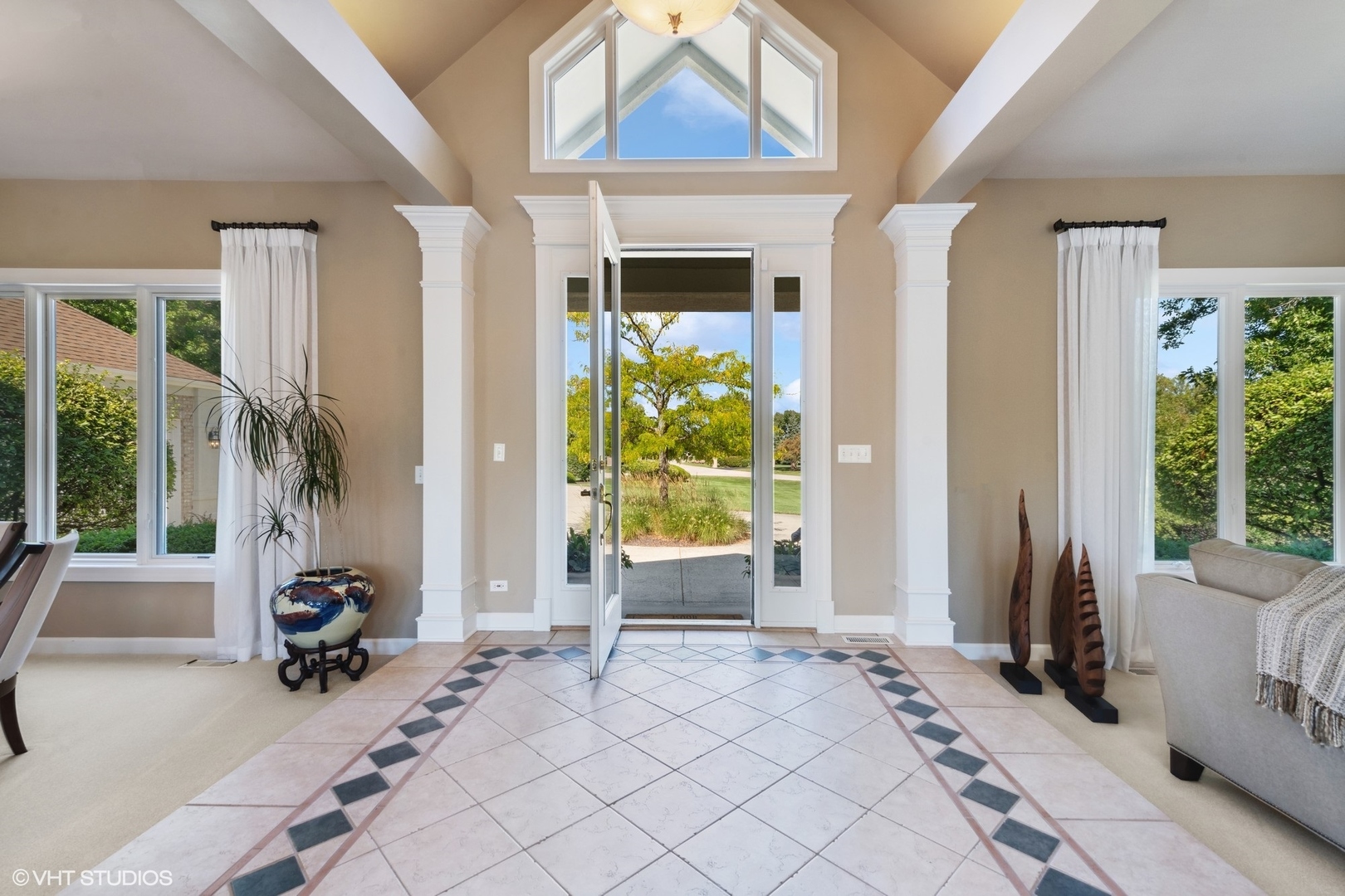 22258 North Foxtail Drive Kildeer, IL 60047 - Photo 3 of 50 a bedroom with furniture and a fireplace