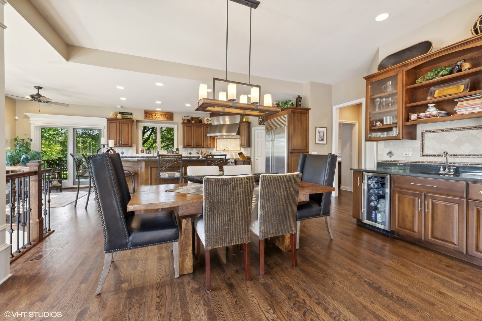 22258 North Foxtail Drive Kildeer, IL 60047 - Photo 9 of 50 a view of a dining room with furniture window and wooden floor
