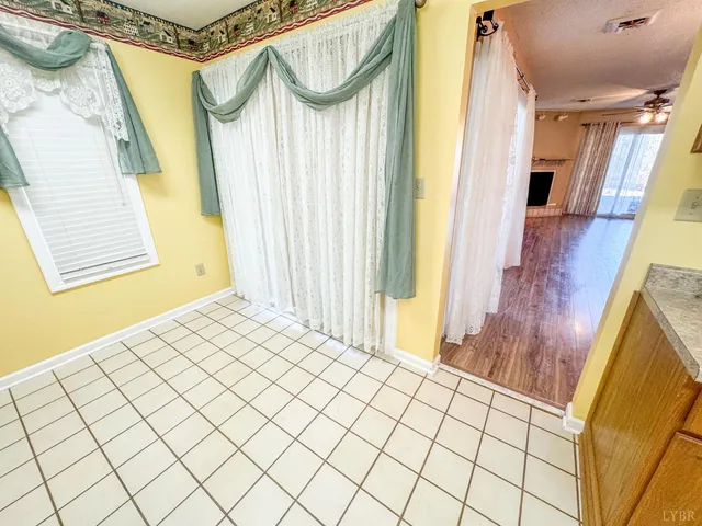 a view of empty room