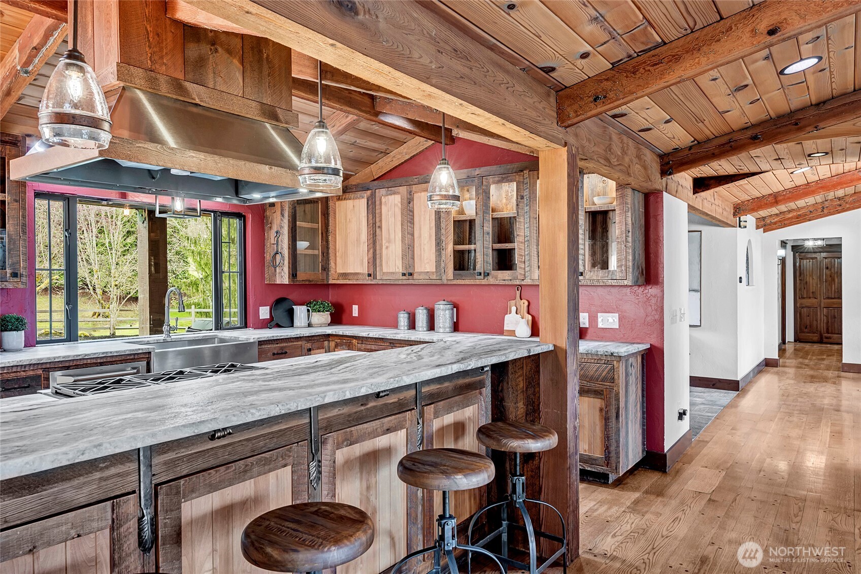 16121 High Bridge Road Monroe, WA 98272 - Photo 12 of 40 a kitchen with stainless steel appliances granite countertop a sink and a counter space