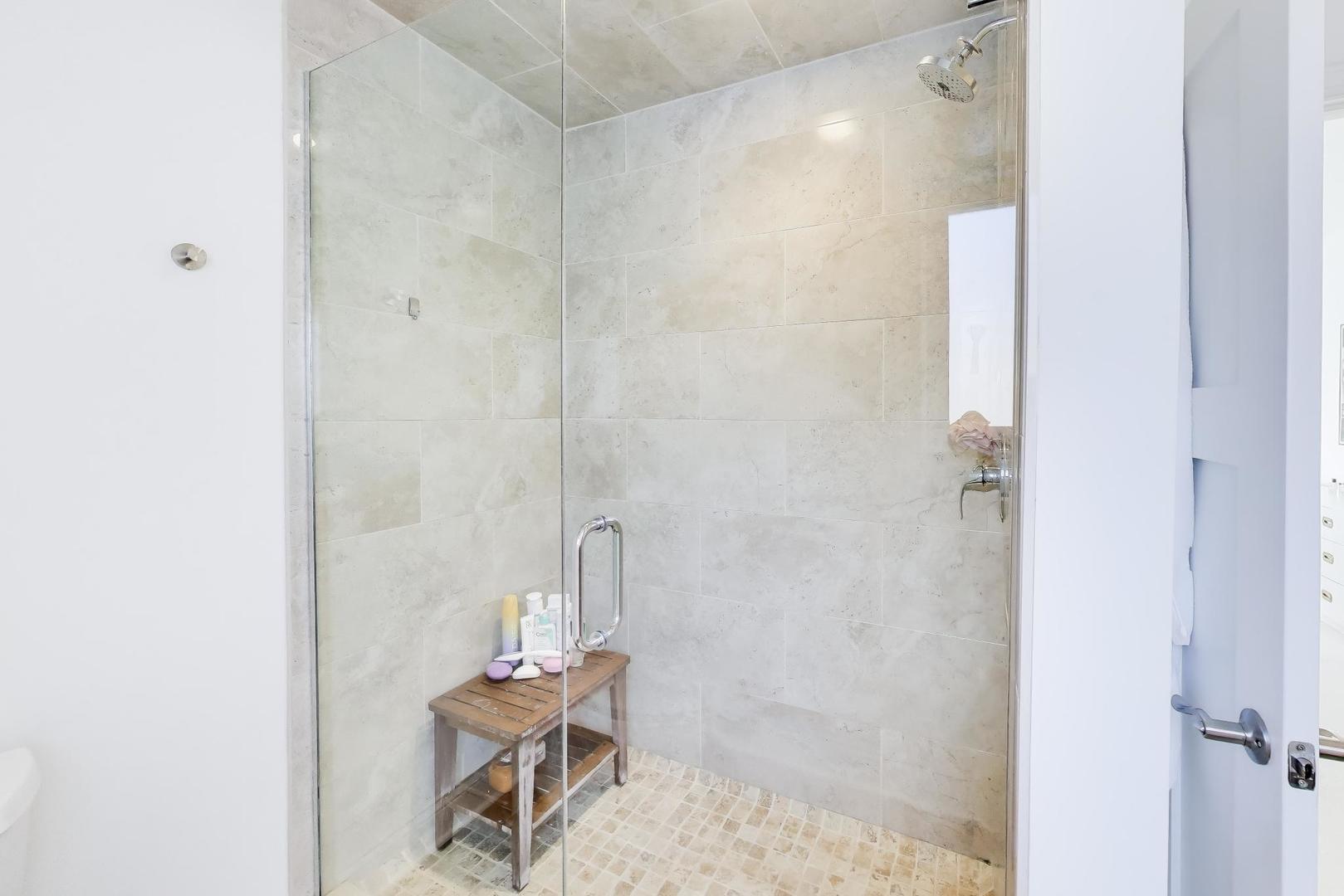 229 North Myrtle Avenue Elmhurst, IL 60126 - Photo 25 of 43 a view of a bathroom with a glass door shower