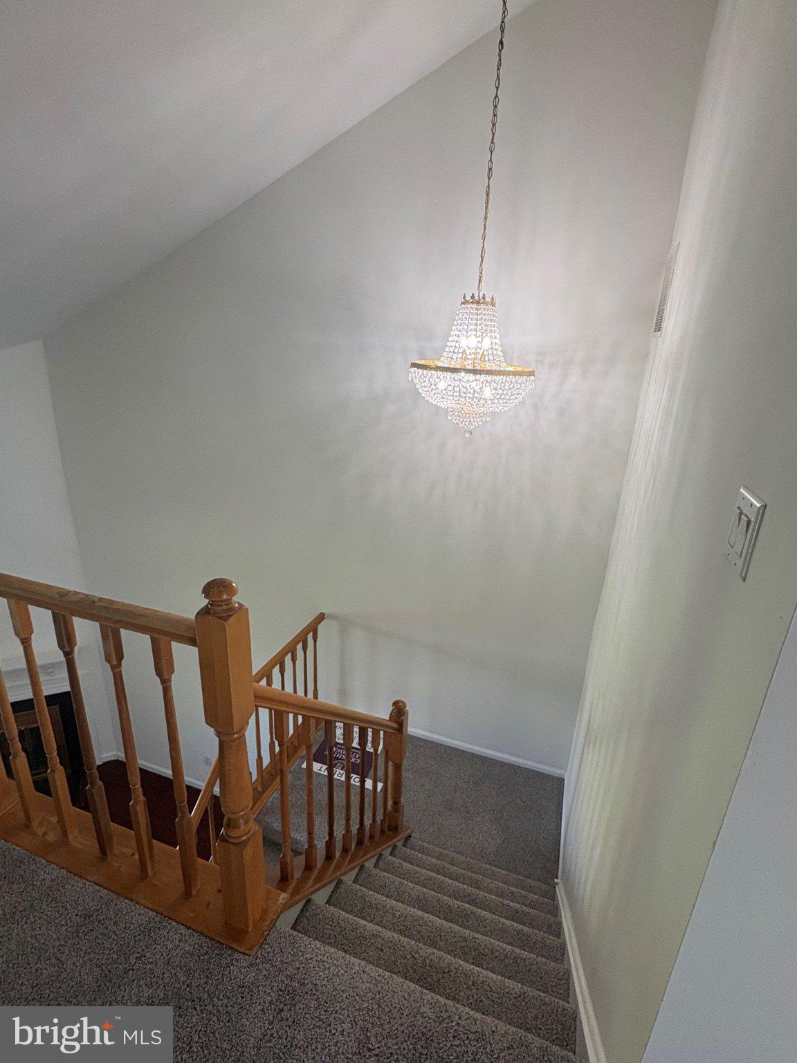 113 North Park Road Newtown, PA 18940 - Photo 13 of 27 a view of a hallway view with wooden floor and stairs