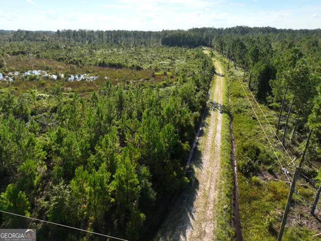a view of a green yard