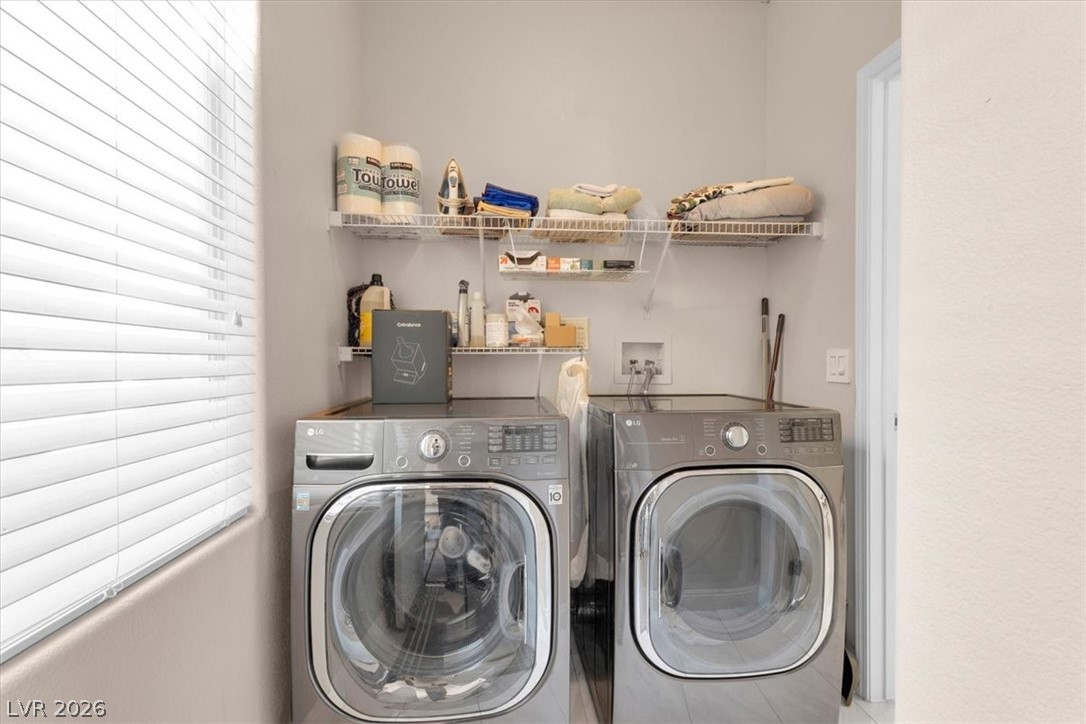 1019 Garnet Ridge Court Las Vegas, NV 89123 - Photo 28 of 34 Laundry area with separate washer and dryer