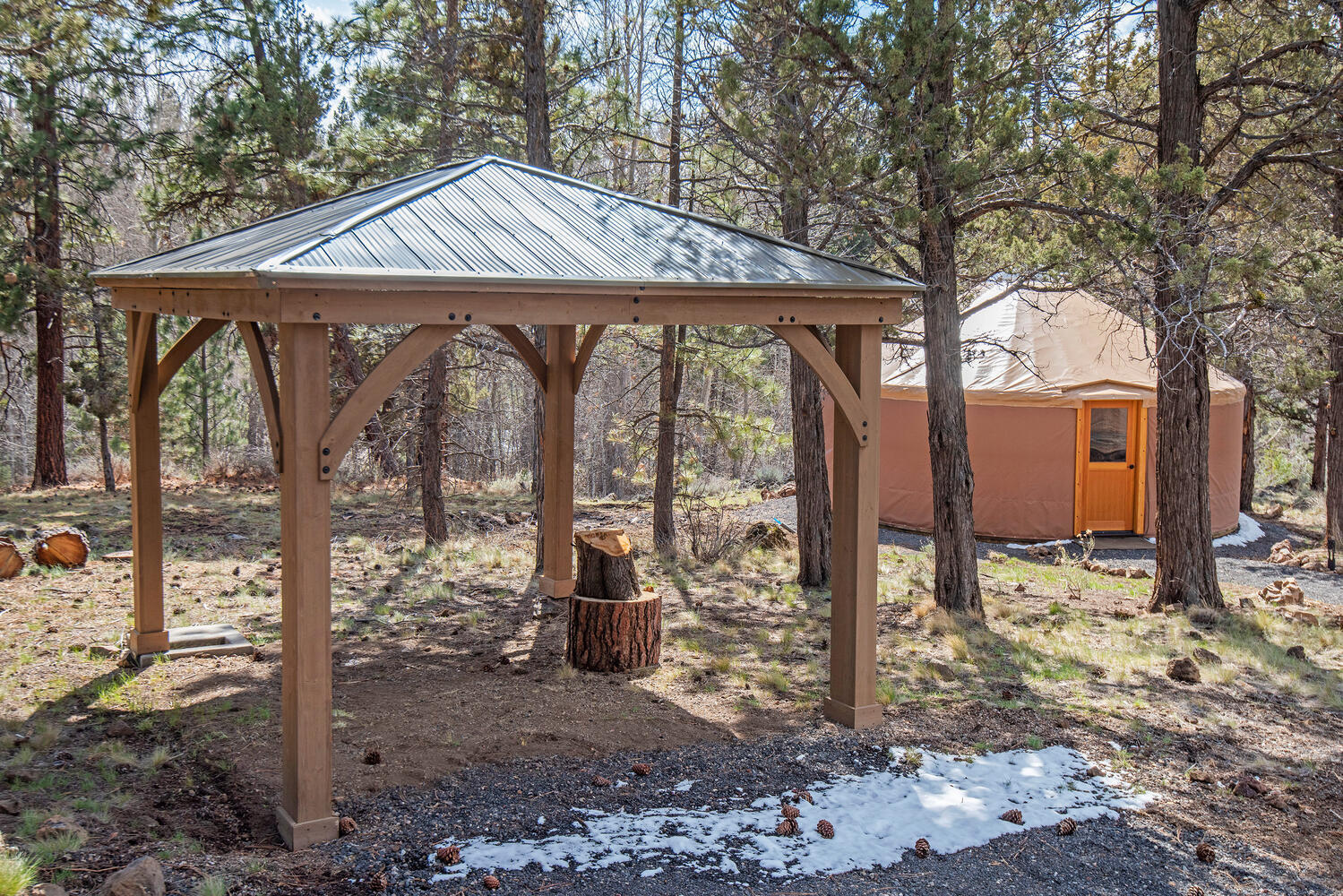 16235 Riata Court Sisters, OR 97759 - Photo 7 of 21 Yurt with wood stove and gazebo included