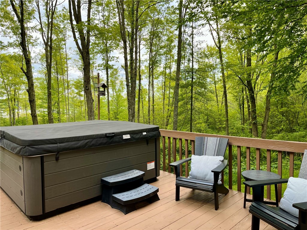 735 Howell Road Conquest, NY 13140 - Photo 15 of 49 New hot tub is waiting to take away your stress.