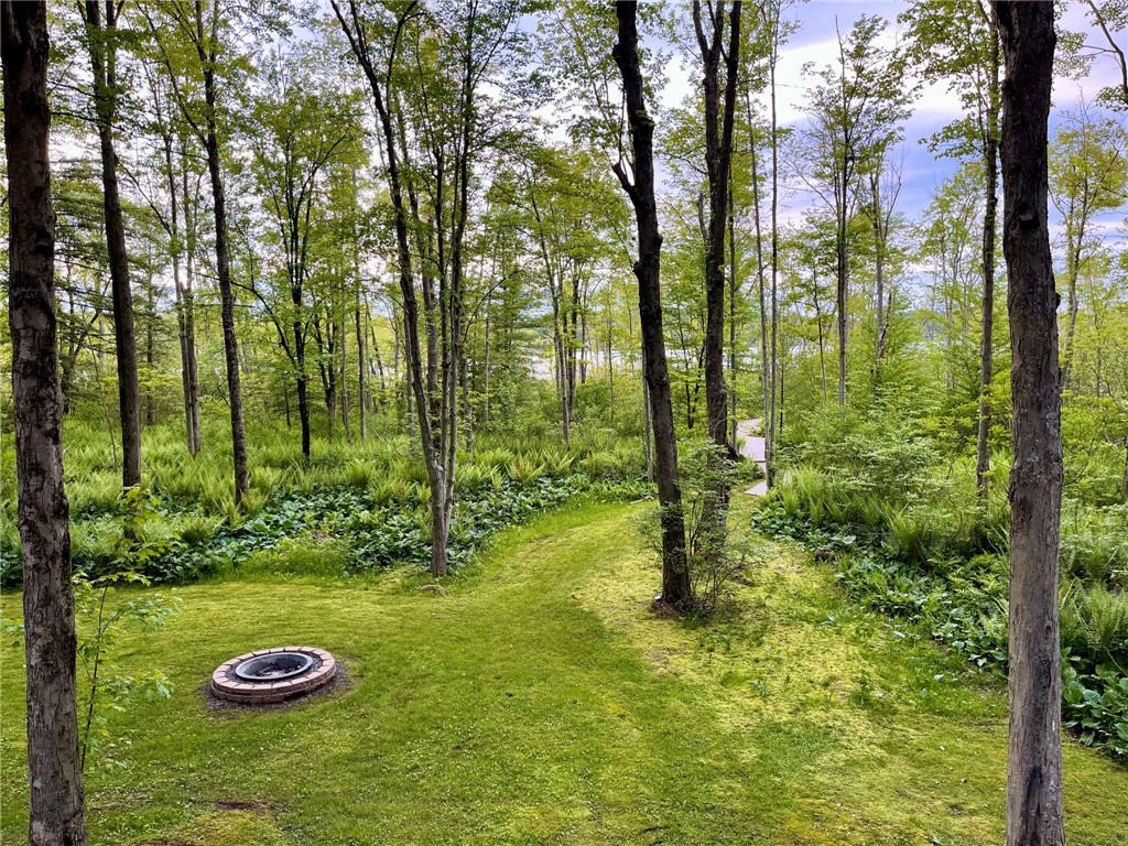 735 Howell Road Conquest, NY 13140 - Photo 6 of 49 Lakefront lawn includes new firepit and pathway to