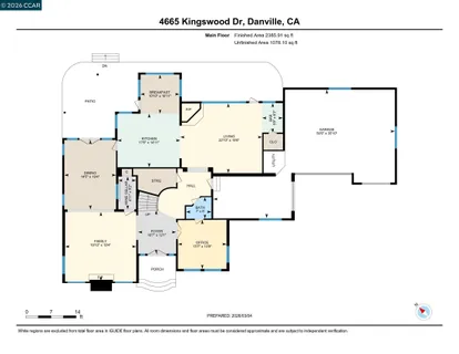 $4,350,000 | 4665 Kingswood Drive, Danville, CA 94506
