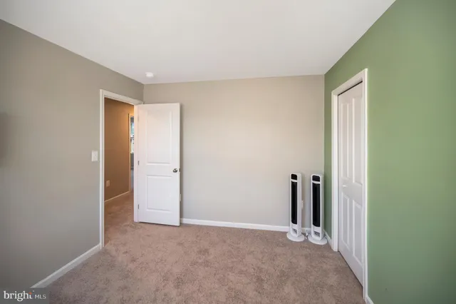 a view of an empty room