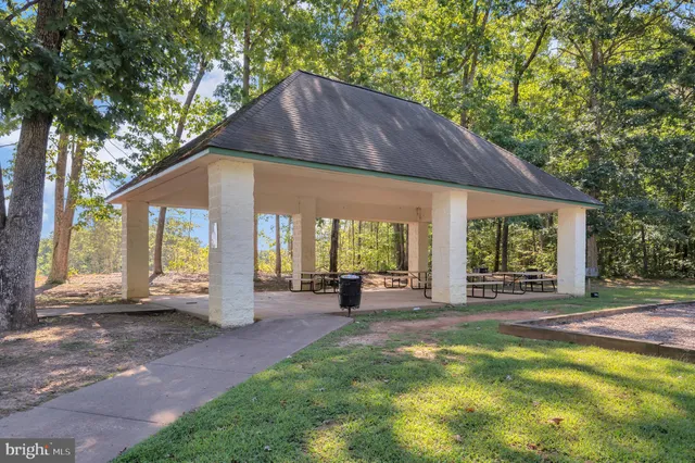 a view of park with slide