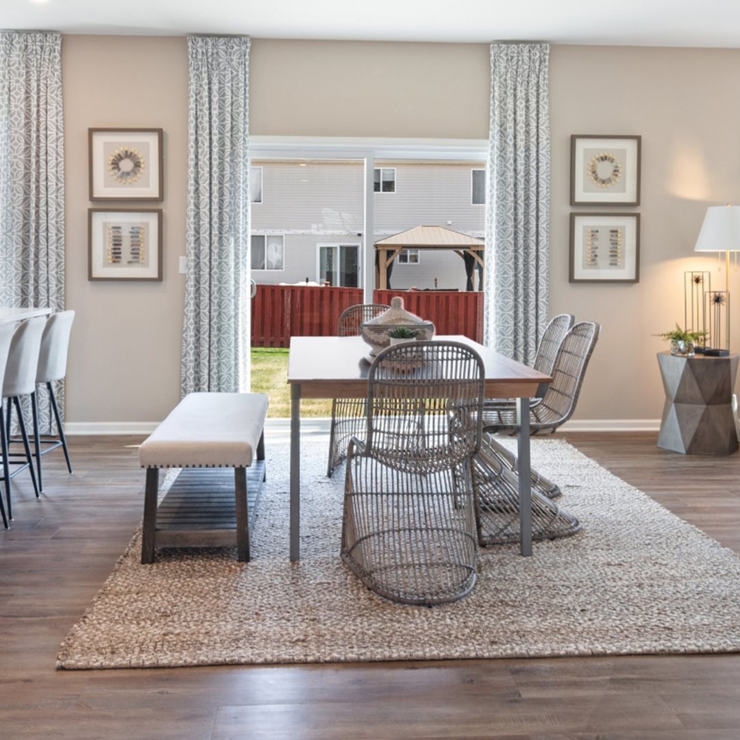 348 Danforth Drive Oswego, IL 60543 - Photo 5 of 14 a view of a dining room with furniture