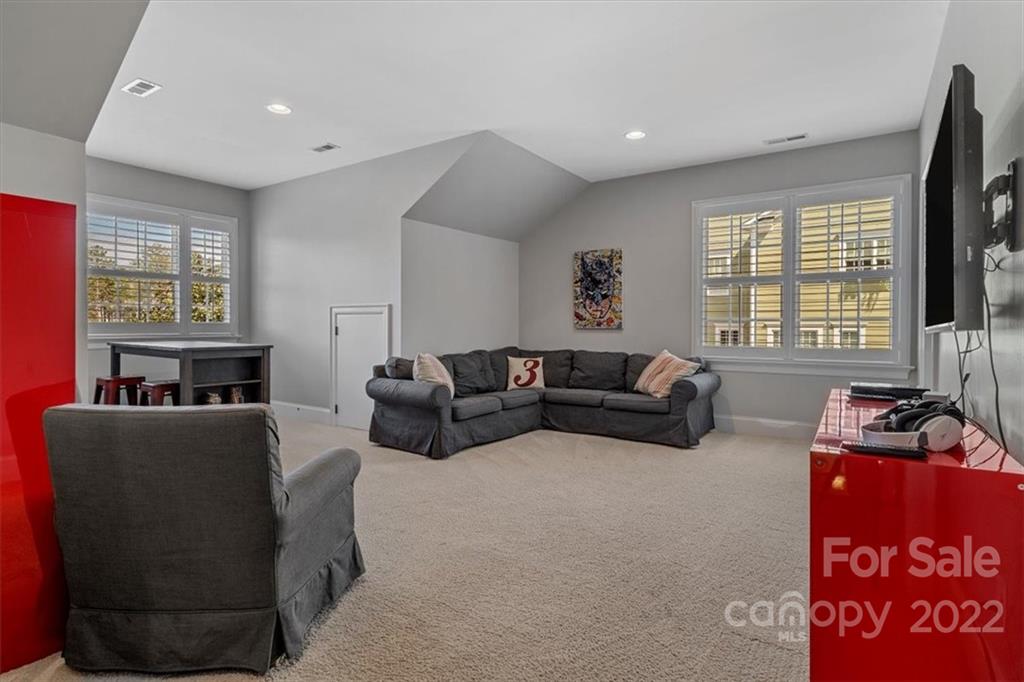771 Harvest Pointe Drive Fort Mill, SC 29708 - Photo 25 of 48 a living room with furniture a flat screen tv and windows