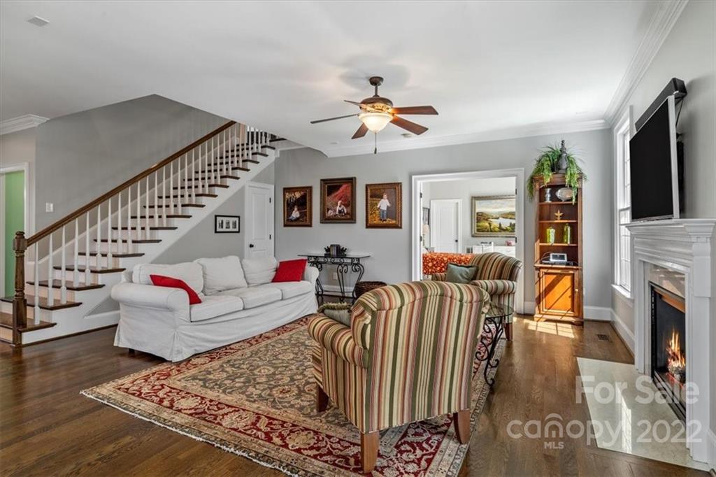 771 Harvest Pointe Drive Fort Mill, SC 29708 - Photo 10 of 48 a living room with furniture fireplace and flat screen tv