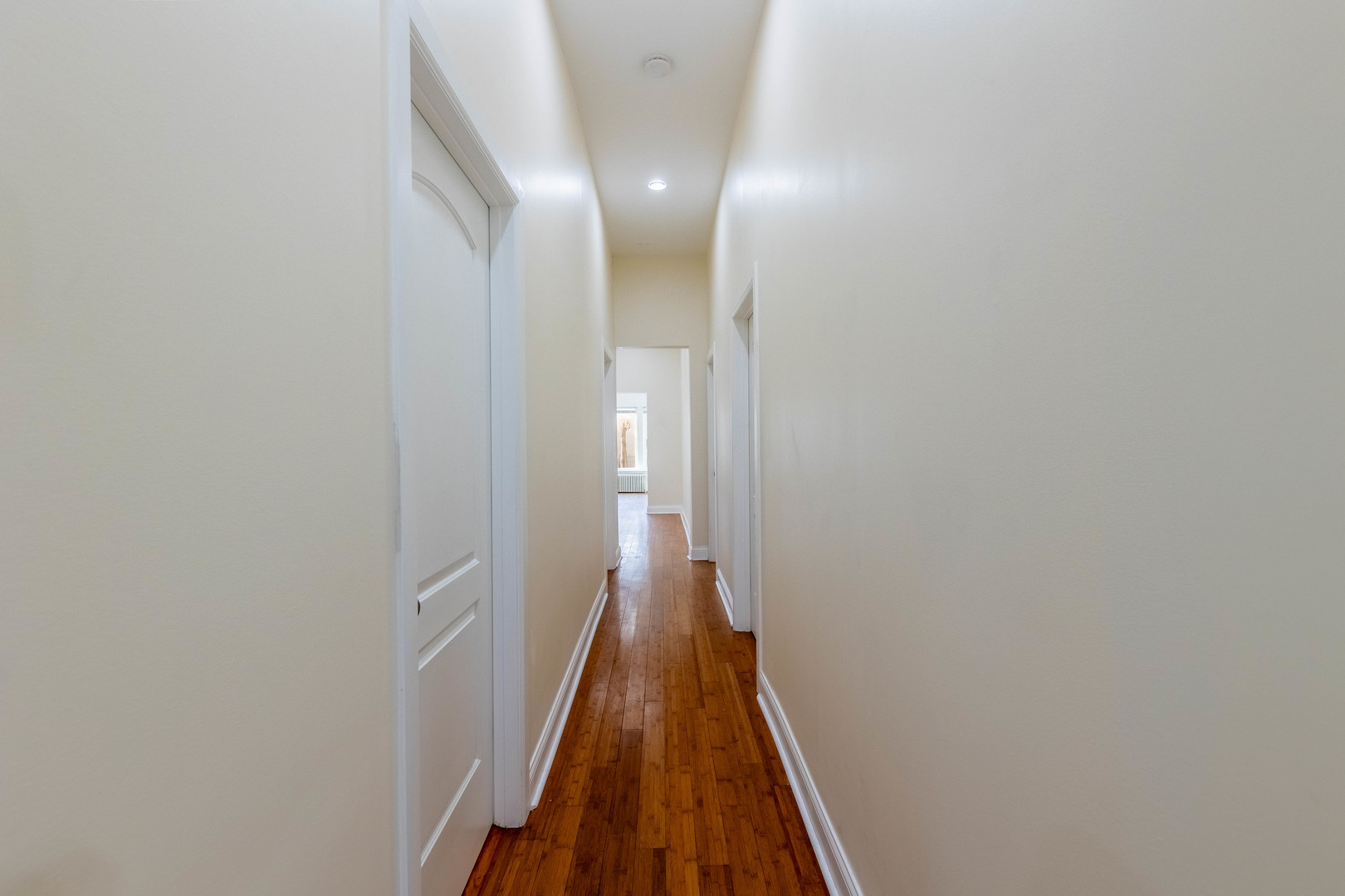 4549 South Wabash Avenue, Unit 1 Chicago, IL 60653 - Photo 23 of 44 a view of a hallway with wooden floor