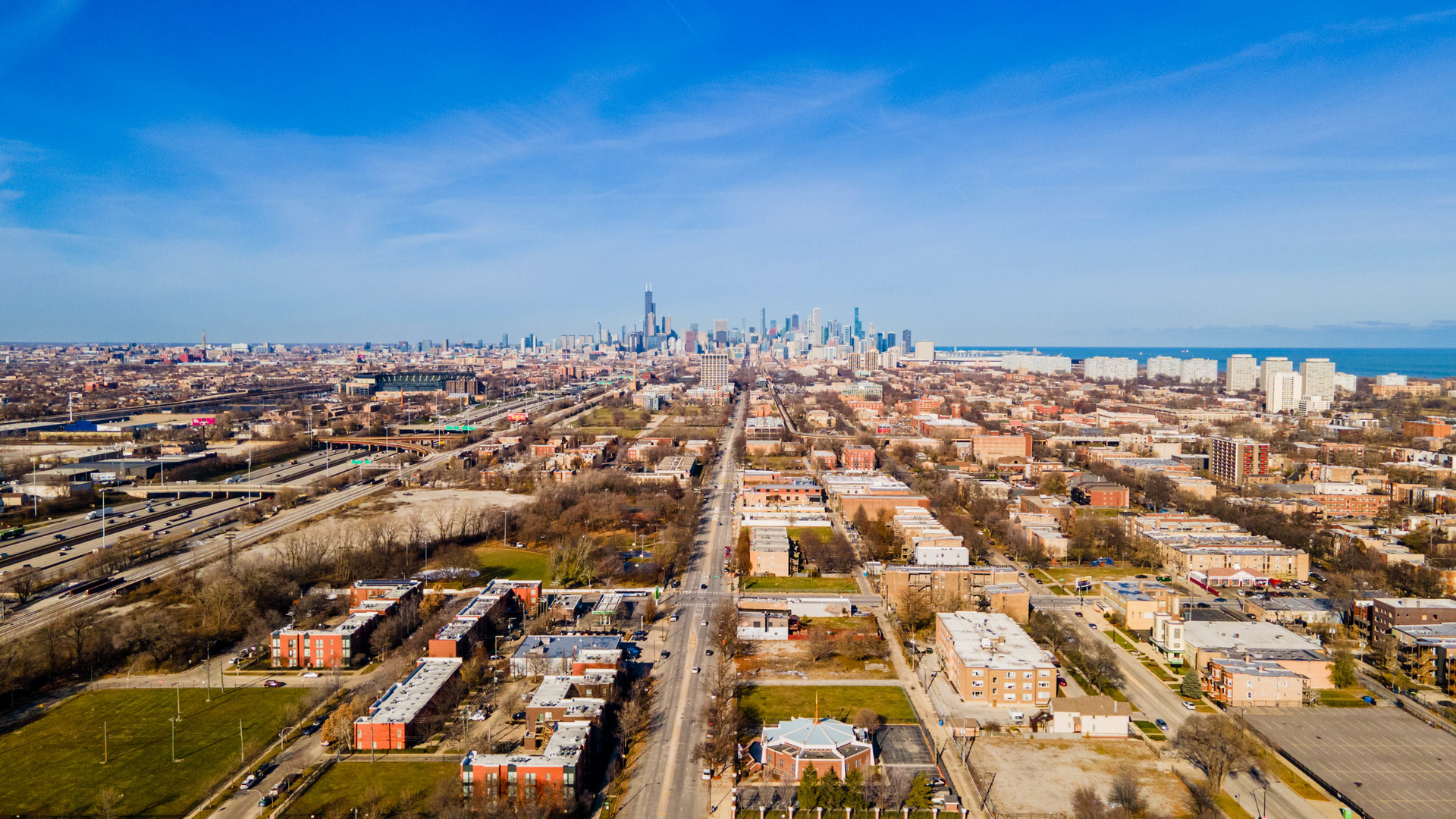 4549 South Wabash Avenue, Unit 1 Chicago, IL 60653 - Photo 39 of 44 an aerial view of multiple house