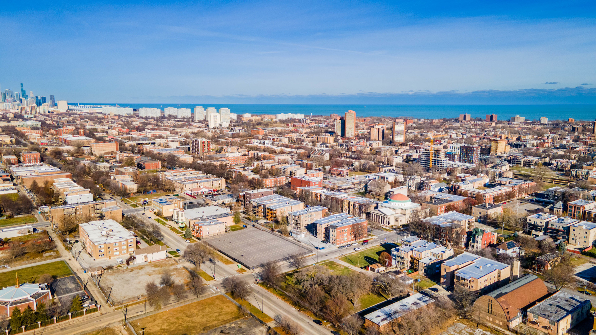 4549 South Wabash Avenue, Unit 1 Chicago, IL 60653 - Photo 40 of 44 an aerial view of multiple house