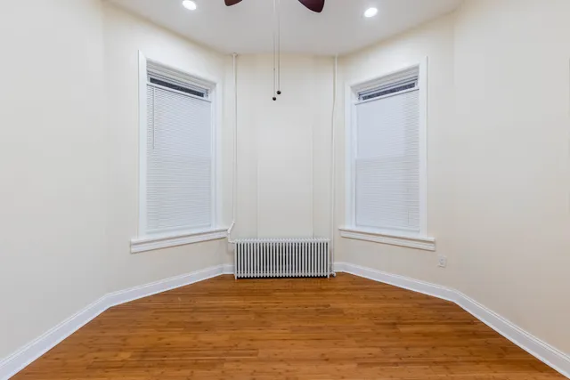 wooden floor in an empty room