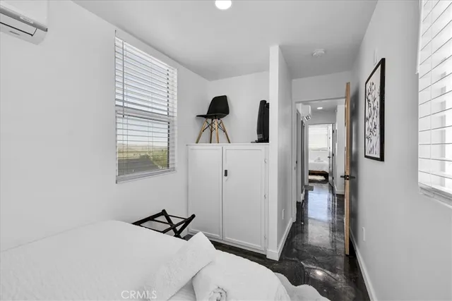 a view of a terrace with furniture