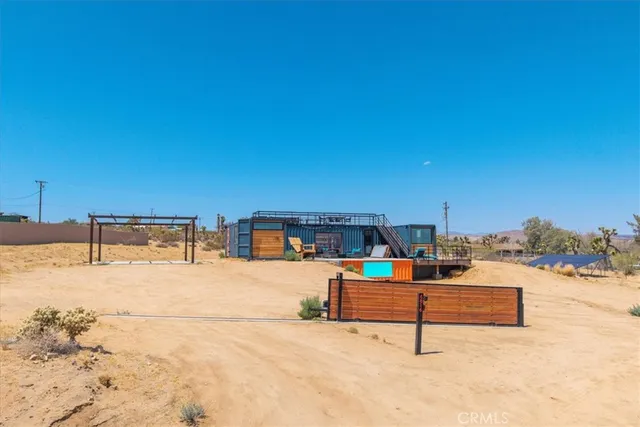 a city view with swimming pool and outdoor space