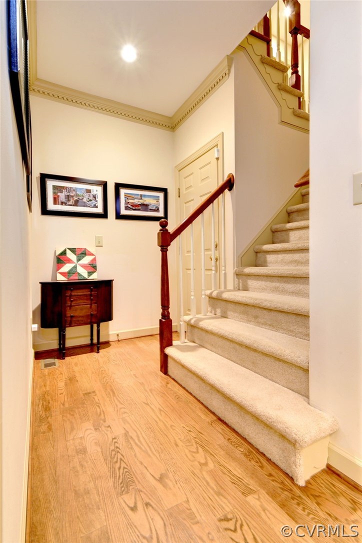 105 Mid Ocean Williamsburg, VA 23188 - Photo 22 of 36 a view of staircase with a rug