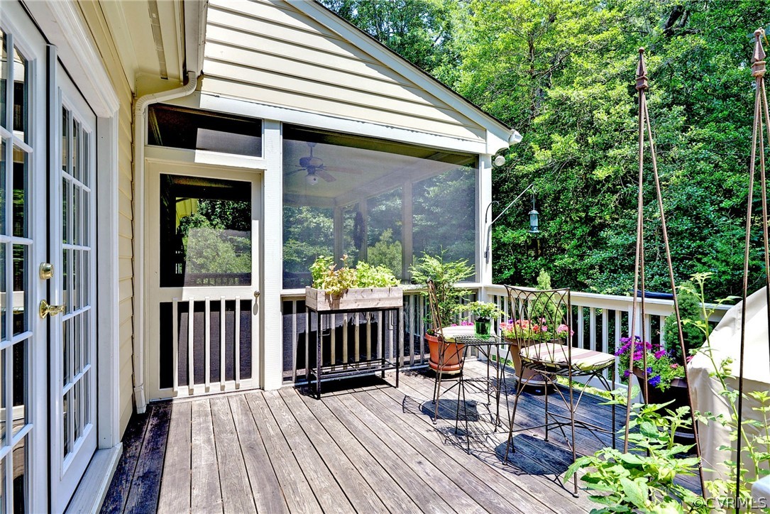 105 Mid Ocean Williamsburg, VA 23188 - Photo 34 of 36 a view of a two chairs and table in the balcony
