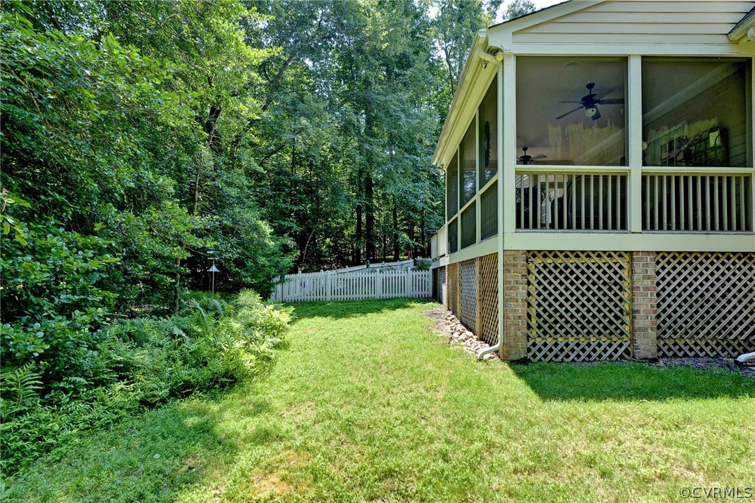 105 Mid Ocean Williamsburg, VA 23188 - Photo 35 of 36 a view of house with backyard and porch