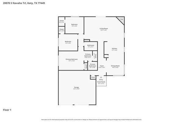 $1,975 | 20070 North Navaho Trail, Katy, TX 77449