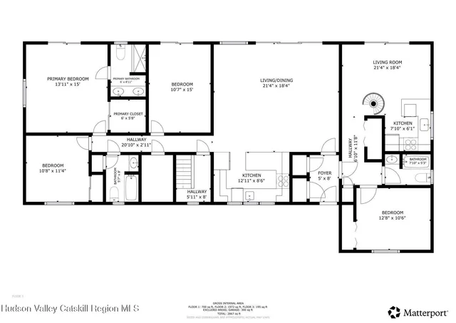 a picture of a bench in a building