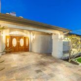 a view of front door