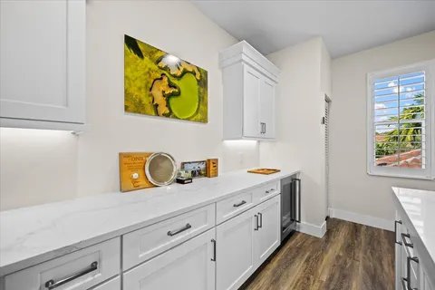 a view of pool with outdoor seating