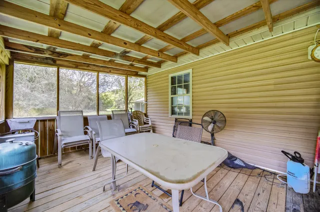 a outdoor space with furniture