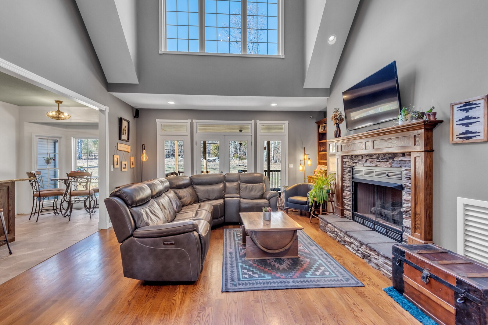 285 Heggie Road Erin, TN 37061 - Photo 10 of 50 a living room with furniture and a fireplace