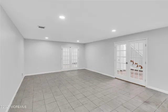 a view of an empty room