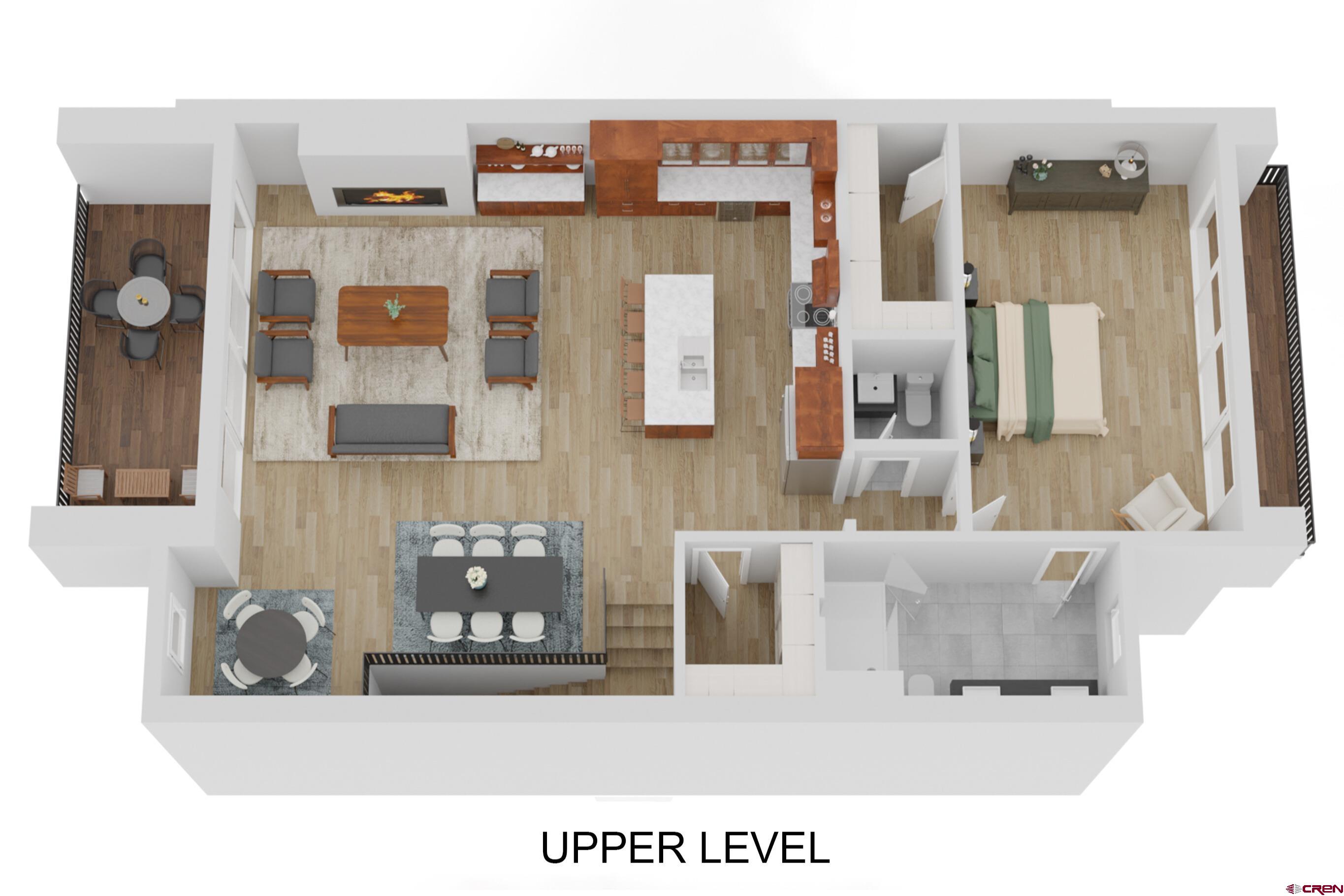 180 Elk Valley Road, Unit 104 Crested Butte, CO 81224 - Photo 25 of 27 a living room with furniture