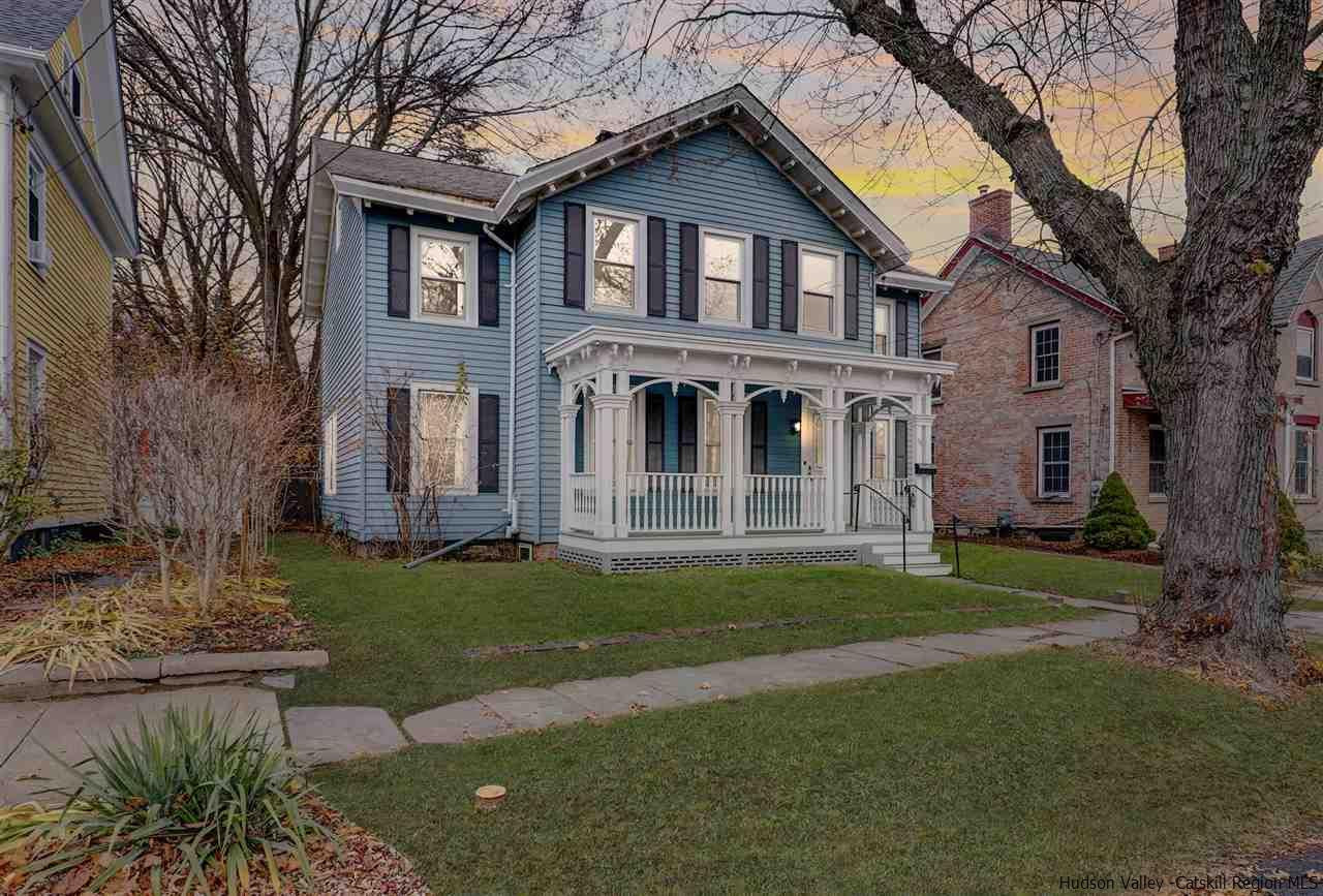 53 Spring Street Kingston, NY 12401 - Photo 2 of 26 a front view of a house with a garden