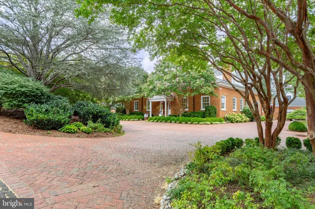 a front view of a house with a yard and potted plants