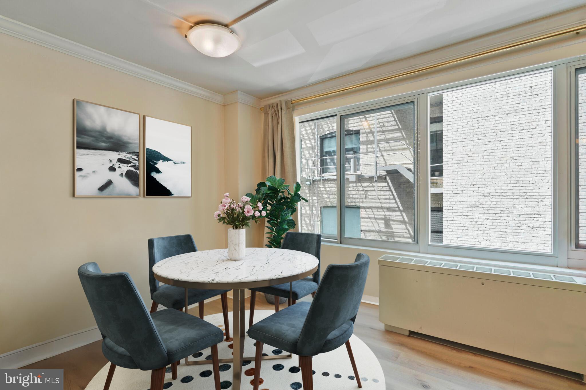 1330 New Hampshire Avenue Northwest, Unit 215 Washington, DC 20036 - Photo 5 of 14 Spacious living and dining room
