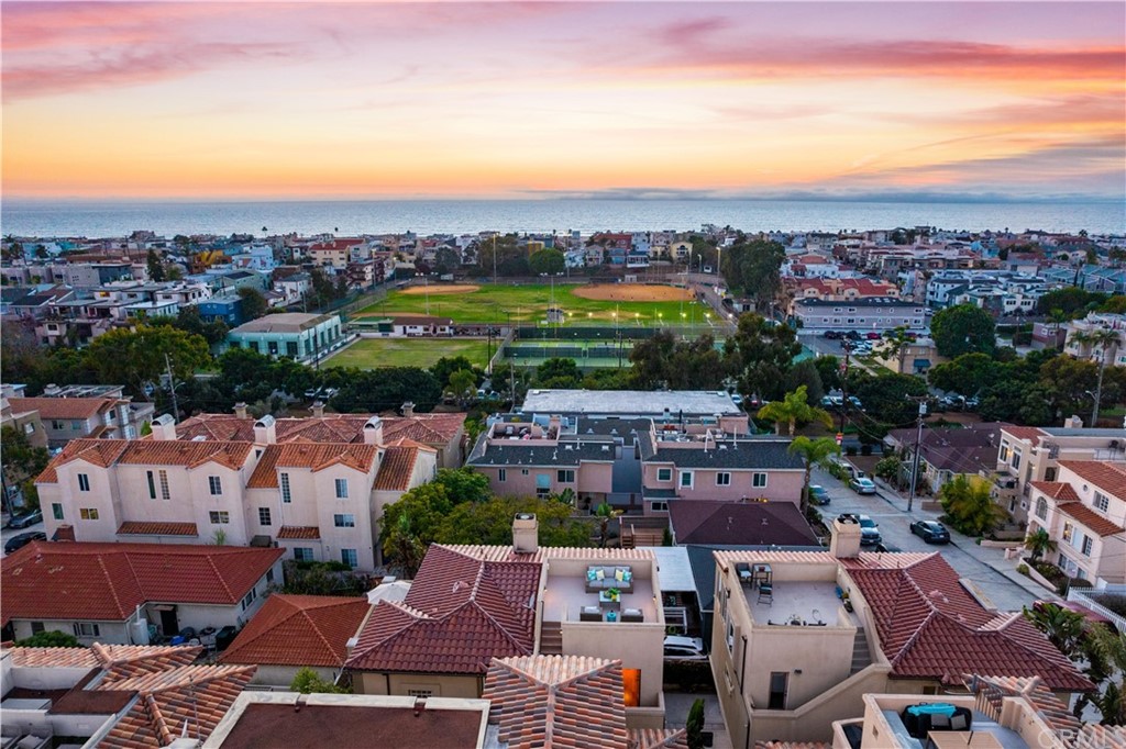 644 10th Street Hermosa Beach, CA 90254 - Photo 7 of 60 an aerial view of a city with lots of residential buildings