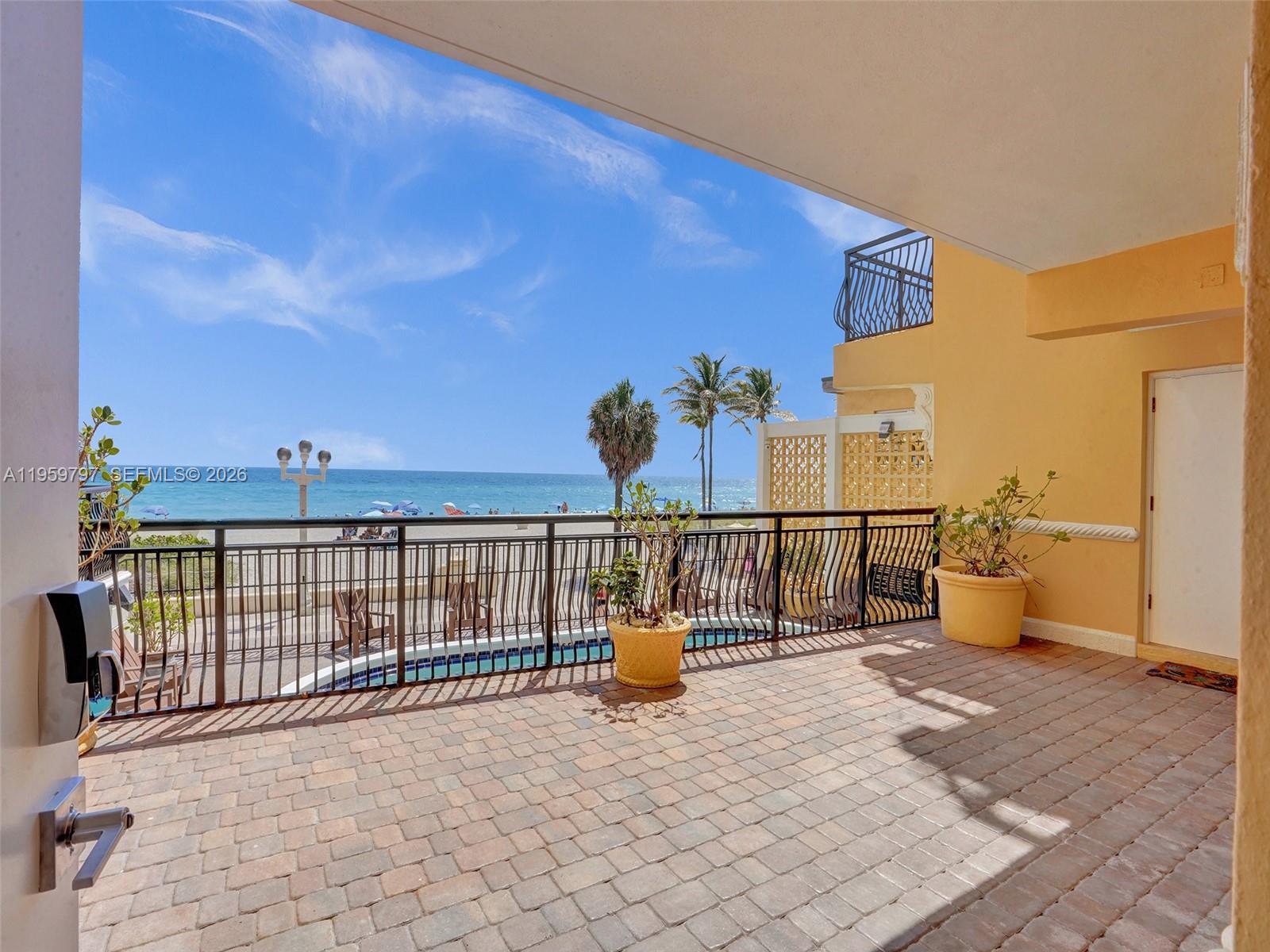 1815 North Surf Road, Unit 202 Hollywood, FL 33019 - Photo 2 of 32 a view of a balcony with city view