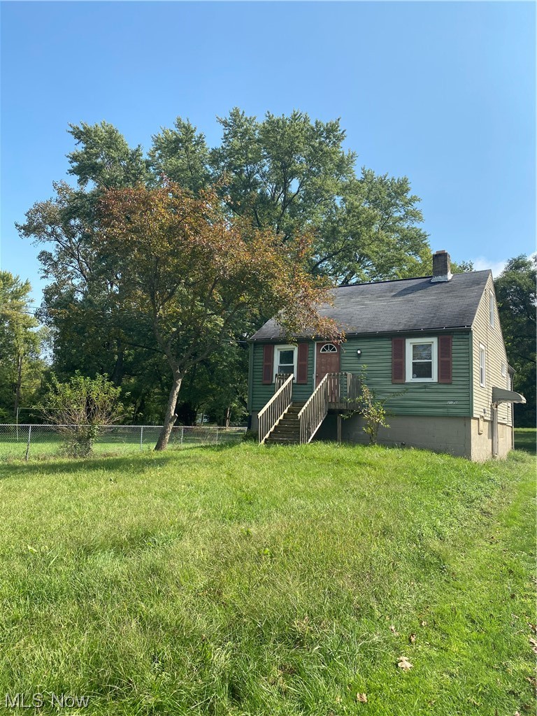 Front right of home