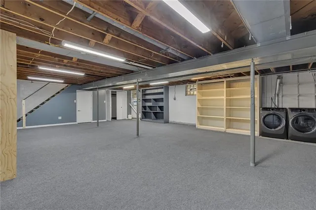 a view of a car garage