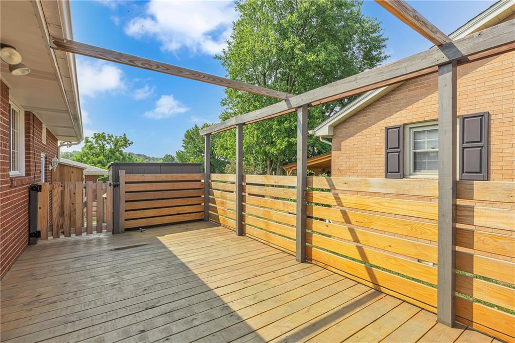 1044 Charles Street Monaca, PA 15061 - Photo 30 of 31 a view of outdoor space with deck and wooden floor