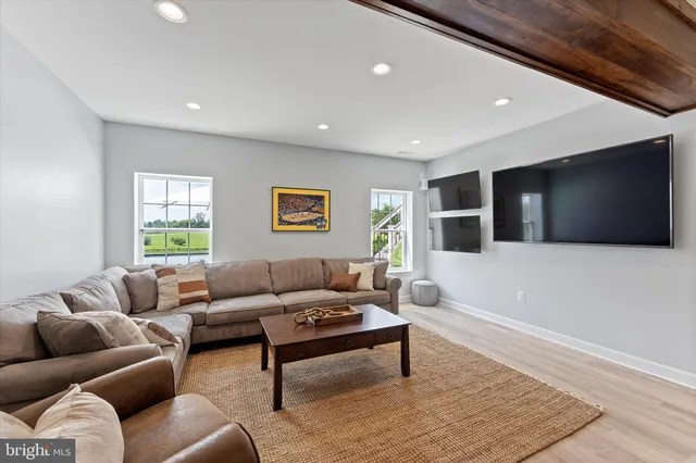 a view of an ocean and mountain